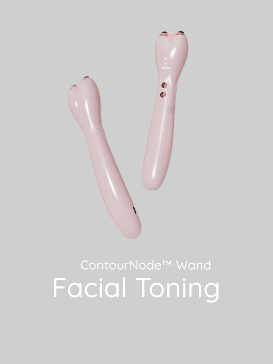 homeskin ContourNode™ Wand | EMS & Red Light Facial Toning Device